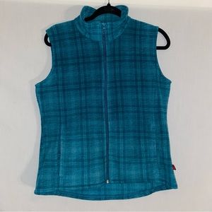 Woolrich Plaid Wool Zip Up Vest Size Small